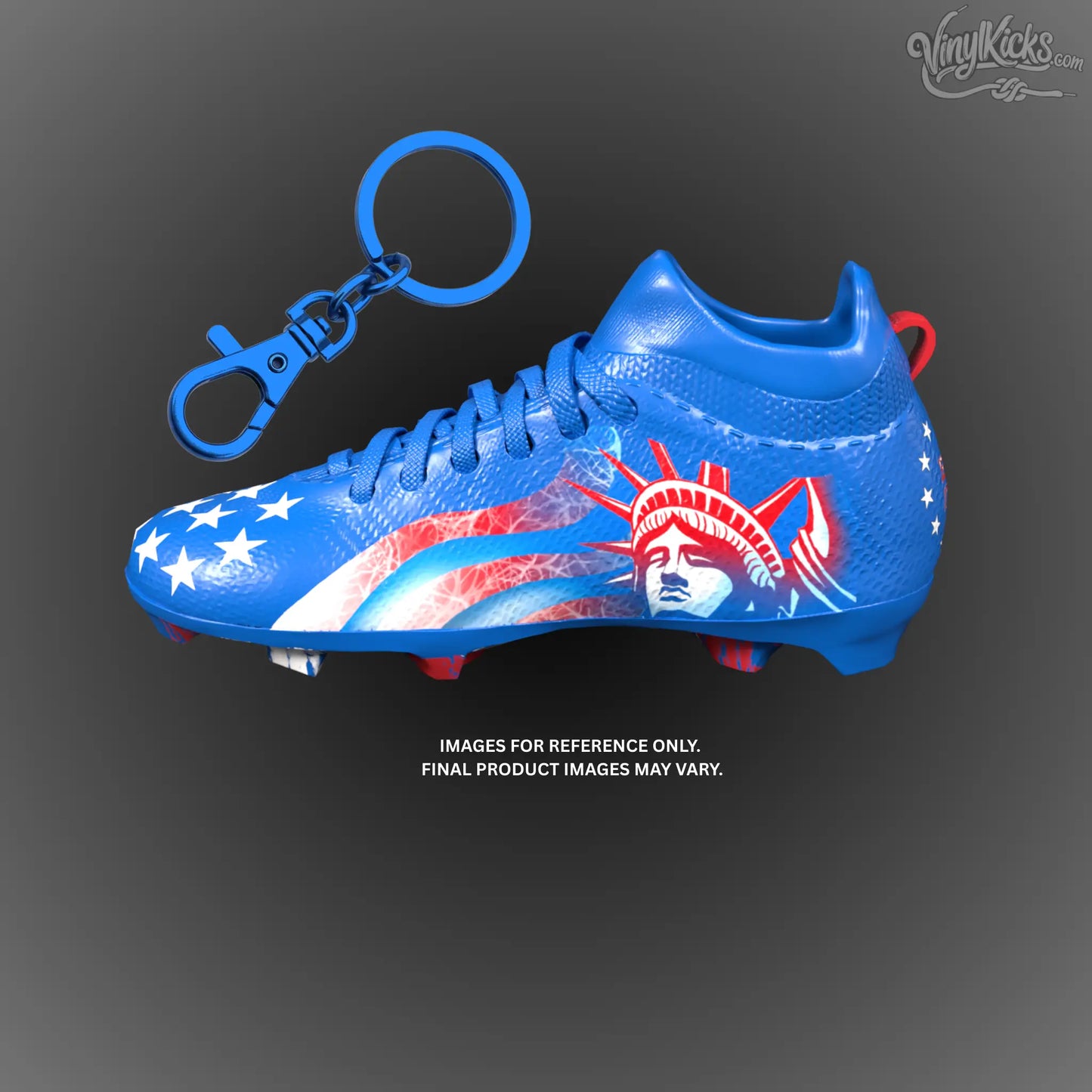 Limited Release:  USA Souvenir Collectible & Bag Charm VinylKicks.com