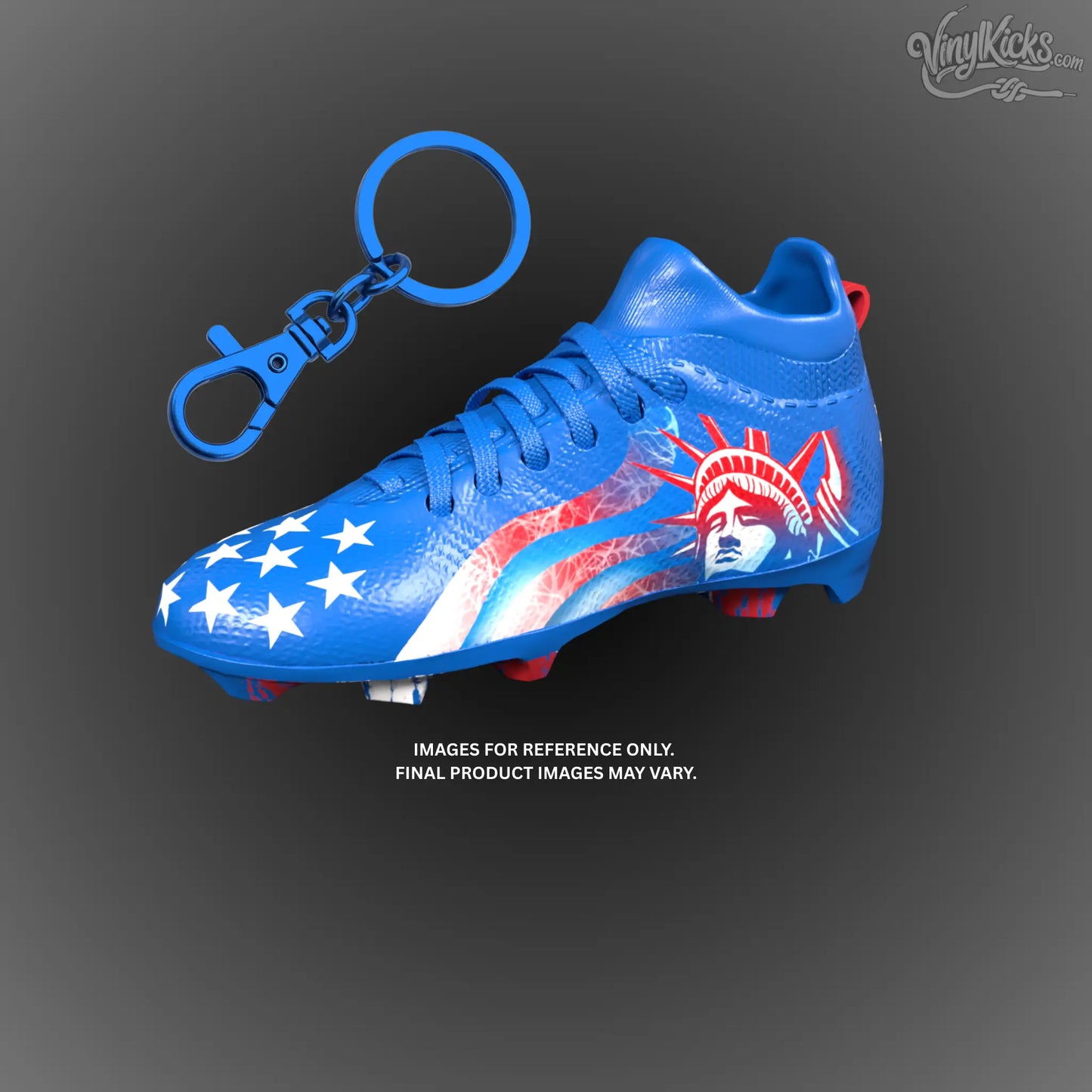 Limited Release:  USA Souvenir Collectible & Bag Charm VinylKicks.com